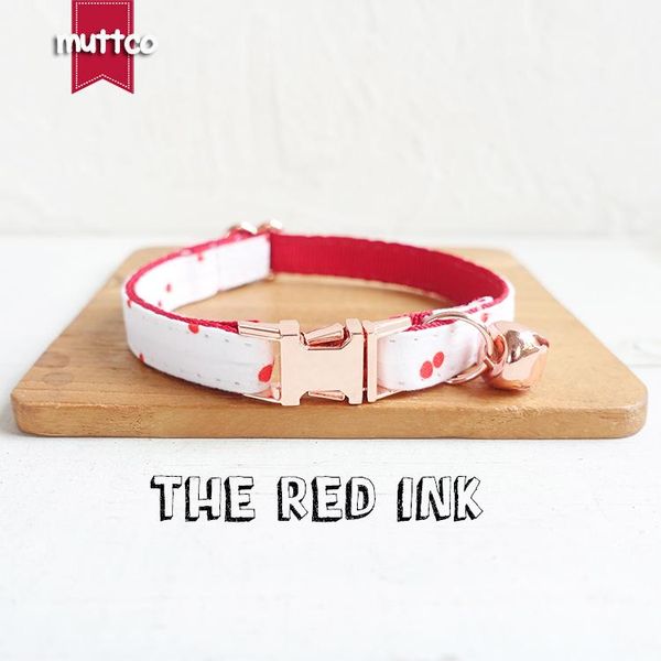 cat collars & leads 10pcs/lot muttco retail with rose gold metal buckle collar for the red ink design 2 sizes ucc093m
cat collars & leads 10pcs/lot muttco retail with rose gold metal buckle collar for the red ink design 2 sizes ucc093m