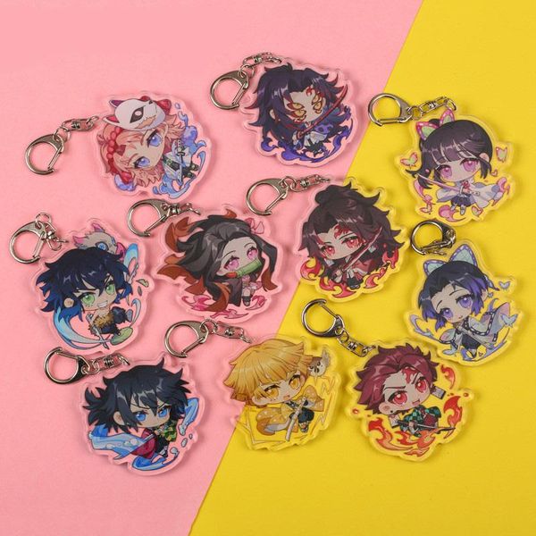 keychains 2021 anime demon slayer keychain cute brinco blade of ghost key chain kamado tanjirou cosplay pompom yaiba pendant, Silver
keychains 2021 anime demon slayer keychain cute brinco blade of ghost key chain kamado tanjirou cosplay pompom yaiba pendant, Silver
