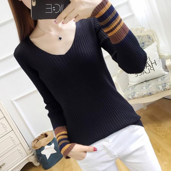 women's sweaters black v collar knitted bottoming sweater, female slim, long sleeves, korean version, 100 jacket, coat., White;black
women's sweaters black v collar knitted bottoming sweater, female slim, long sleeves, korean version, 100 jacket, coat., White;black
