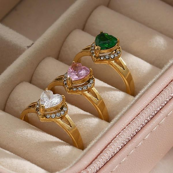 cluster rings vintage classical female gold plated heart 3a cz white green pink stone women's jewelry bride wedding ring, Golden;silver
cluster rings vintage classical female gold plated heart 3a cz white green pink stone women's jewelry bride wedding ring, Golden;silver