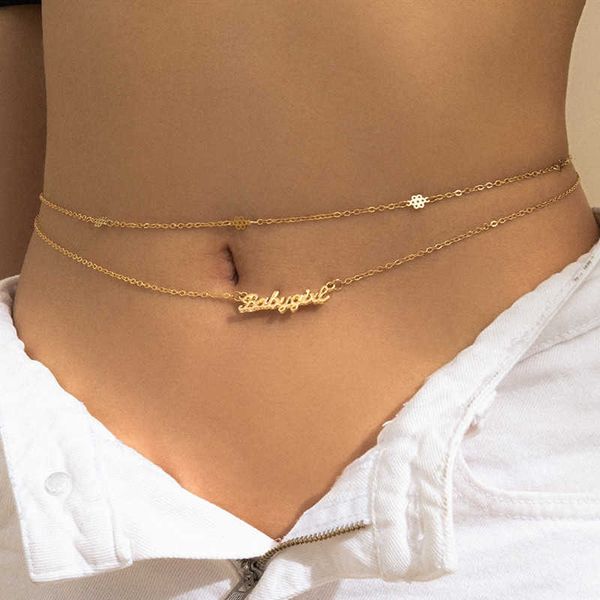 fashion geometric letter waist belly chain simple gold color body chain waist chain jewelry accessories p0811, Silver
fashion geometric letter waist belly chain simple gold color body chain waist chain jewelry accessories p0811, Silver