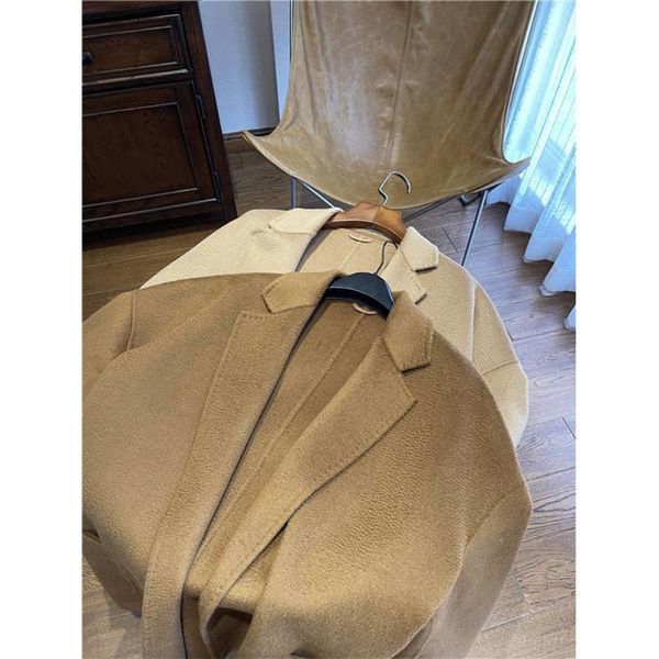 women's wool & blends good 2000 + water ripple cashmere double double-sided tweed coat female small winter 2021, Black
women's wool & blends good 2000 + water ripple cashmere double double-sided tweed coat female small winter 2021, Black