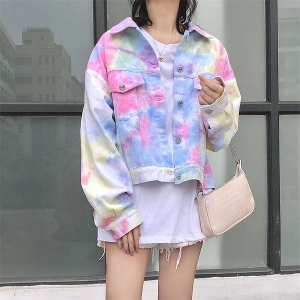 women's jackets female autumn jean jacket, loose cut jacket with a turtleneck facing down, korean and casual style, button ejpe, Black;brown
women's jackets female autumn jean jacket, loose cut jacket with a turtleneck facing down, korean and casual style, button ejpe, Black;brown