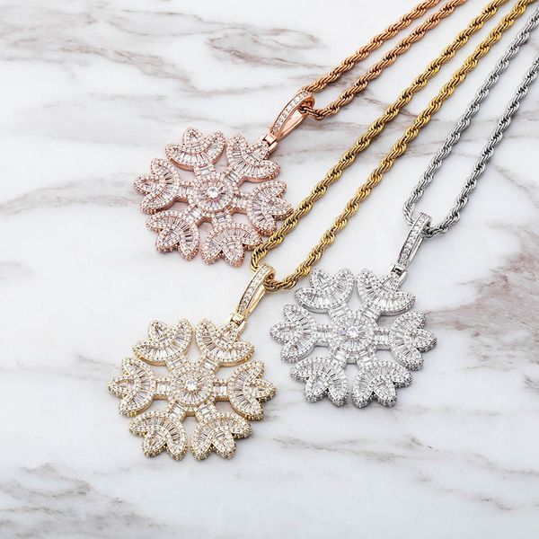 snowflake pendant necklace micro pave iced out cubic zirconia pendant hip hop fashion jewelry for gift, Silver
snowflake pendant necklace micro pave iced out cubic zirconia pendant hip hop fashion jewelry for gift, Silver