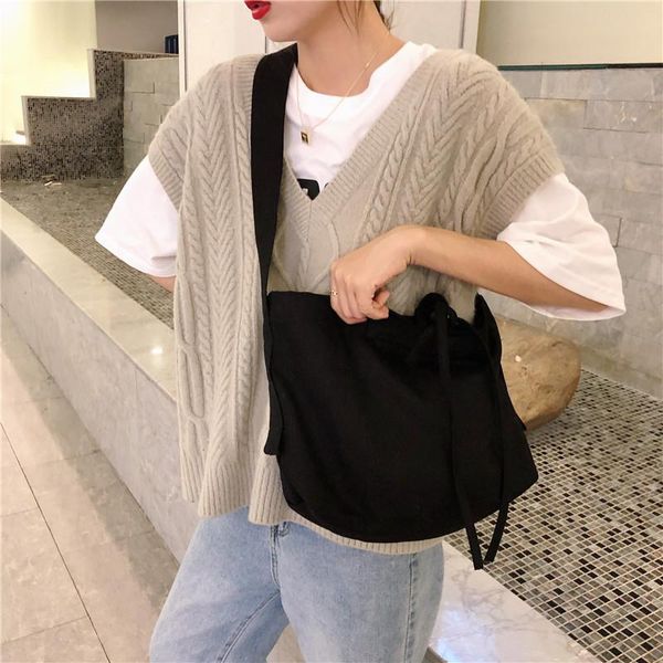 black canvas bag cotton twill lace shoulder women personality crossbody eco white tote shopping bags
black canvas bag cotton twill lace shoulder women personality crossbody eco white tote shopping bags