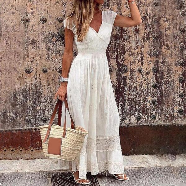casual dresses black white women dress elegant solid color medium waist all-match lace stitching ladies sleeveless party, Black;gray
casual dresses black white women dress elegant solid color medium waist all-match lace stitching ladies sleeveless party, Black;gray