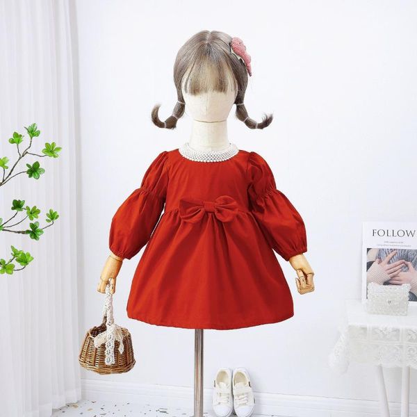 girl's dresses midoo girls children's clothing cute bow lace collar a-line casual full sleeve daily autumn kids cotton dress cloth, Red;yellow
girl's dresses midoo girls children's clothing cute bow lace collar a-line casual full sleeve daily autumn kids cotton dress cloth, Red;yellow