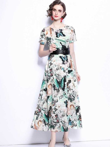 summer runway women's vintage retro dresses casual clothing with belt dress vestido 210529, Black;gray
summer runway women's vintage retro dresses casual clothing with belt dress vestido 210529, Black;gray