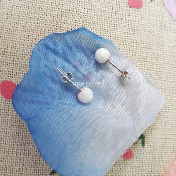 stud 1 pair fashion earrings women gift in stock 5mm synthetic white/blue opal bead earring jewelry, Golden;silver
stud 1 pair fashion earrings women gift in stock 5mm synthetic white/blue opal bead earring jewelry, Golden;silver