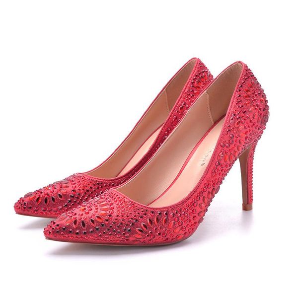 dress shoes women pumps sequined cloth slip on 7cm 9cm thin high heels pointed toe rhinestones bling shallow 2021 size 35-42, Black
dress shoes women pumps sequined cloth slip on 7cm 9cm thin high heels pointed toe rhinestones bling shallow 2021 size 35-42, Black