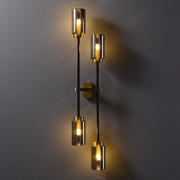 wall lamp nordic designer copper led glass mirror light for living room bedroom dining modern decor home fixture
wall lamp nordic designer copper led glass mirror light for living room bedroom dining modern decor home fixture