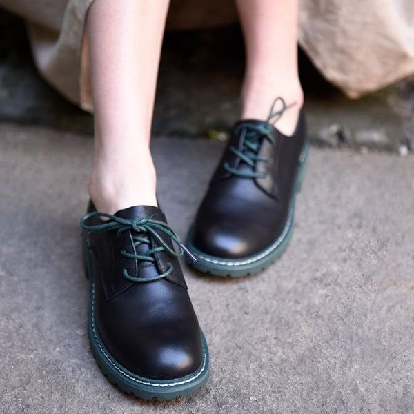 dress shoes artmu black genuine leather college style women's deep mouth casual for four seasons handmade cross-tied
dress shoes artmu black genuine leather college style women's deep mouth casual for four seasons handmade cross-tied
