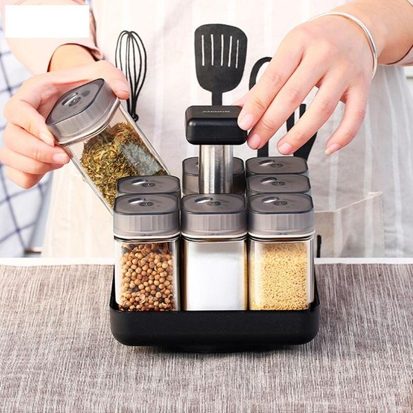 kitchen jars for spices rotating glass cruet seasoning jar set bbq pepper salt shakers paprika bottle storage rack bottles &
kitchen jars for spices rotating glass cruet seasoning jar set bbq pepper salt shakers paprika bottle storage rack bottles &