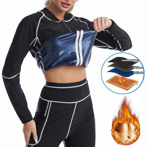gym clothing women thermo white line shirt sweat sauna pants body shapers waist trainer slimming long sleeves fitness shapewear suit, White;black
gym clothing women thermo white line shirt sweat sauna pants body shapers waist trainer slimming long sleeves fitness shapewear suit, White;black