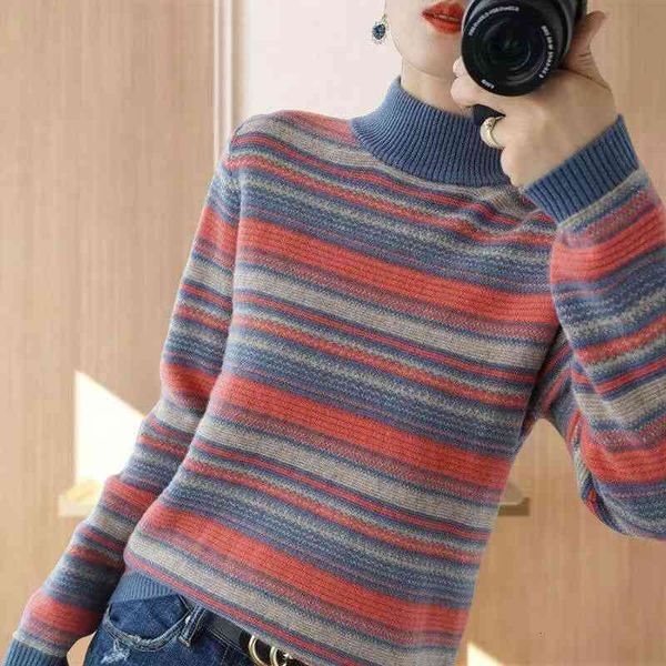 women's sweaters winter knitted sweater striped sleeve long turtle neck cause female knitting ladies'pull jumpers winter feminine, White;black
women's sweaters winter knitted sweater striped sleeve long turtle neck cause female knitting ladies'pull jumpers winter feminine, White;black
