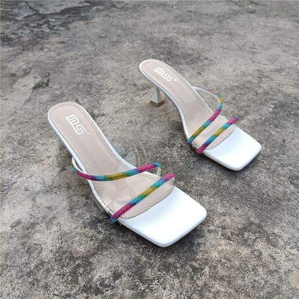 slippers shoes big size thin heels womens outdoor heeled mules jelly slides high transparent scandals rubber basic pu hoof, Black
slippers shoes big size thin heels womens outdoor heeled mules jelly slides high transparent scandals rubber basic pu hoof, Black