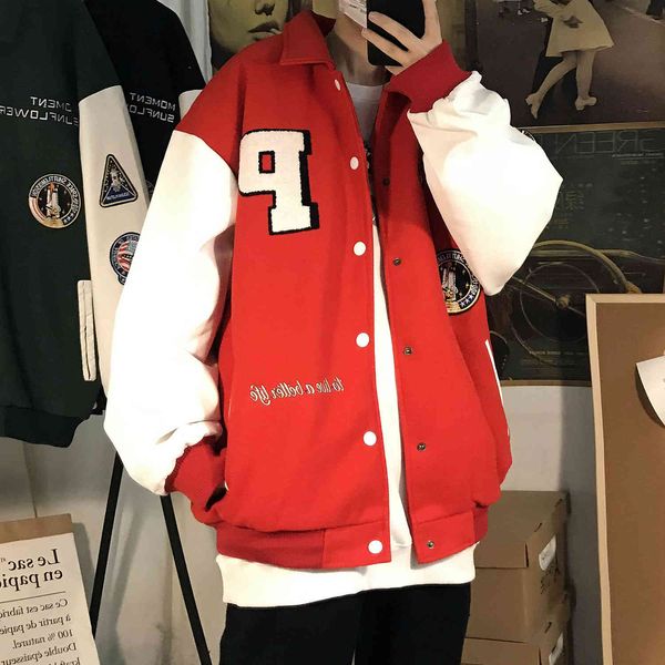 men's jackets male cotton baseball jacket sliced single clothes breasted oversized hip hop streetwear embroidered bomber p16x, Black;brown
men's jackets male cotton baseball jacket sliced single clothes breasted oversized hip hop streetwear embroidered bomber p16x, Black;brown