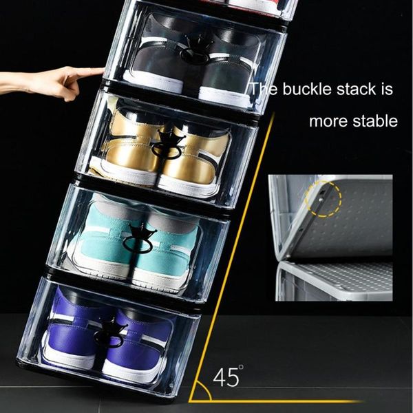 shoe boxes space-saving large capacity pp dustproof shoes storage organizer rack for home bedroom cabinet clothing & wardrobe
shoe boxes space-saving large capacity pp dustproof shoes storage organizer rack for home bedroom cabinet clothing & wardrobe