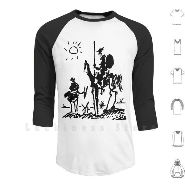 don quixote illustration by picasso hoodies donquixote literature rider horse men's & sweatshirts, Black
don quixote illustration by picasso hoodies donquixote literature rider horse men's & sweatshirts, Black