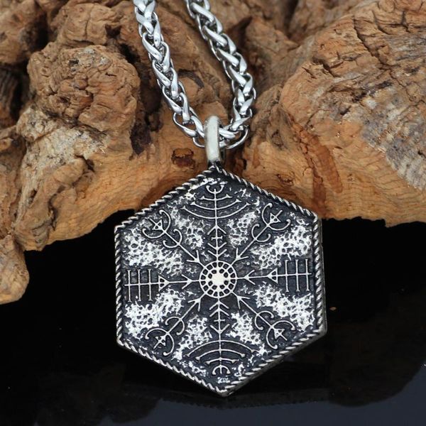 pendant necklaces helm of awe amulet norse viking odin symbol necklace with valknut rune gift bag, Silver
pendant necklaces helm of awe amulet norse viking odin symbol necklace with valknut rune gift bag, Silver