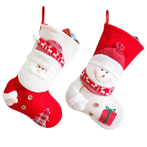 christmas decorations 1pcs red and white knitted stocking old man snowman dress up candy bag gift family xmas
christmas decorations 1pcs red and white knitted stocking old man snowman dress up candy bag gift family xmas