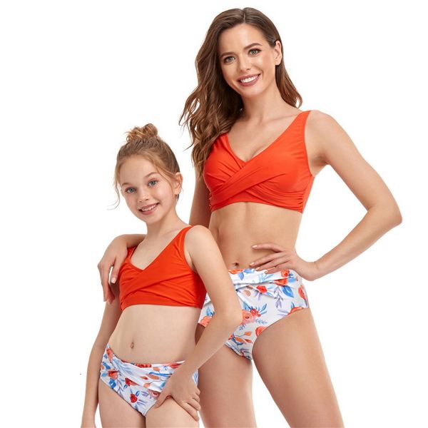 one-pieces summer family matching swimsuit 2-pcs sets solid color vest style bikini + floral swimming trunks mother daughter e2103 gxpd, Black
one-pieces summer family matching swimsuit 2-pcs sets solid color vest style bikini + floral swimming trunks mother daughter e2103 gxpd, Black