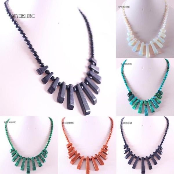 blue azurite pendant necklace fashion jewelry gift natural stone beads green malachite opal sandstone round chains, Silver
blue azurite pendant necklace fashion jewelry gift natural stone beads green malachite opal sandstone round chains, Silver