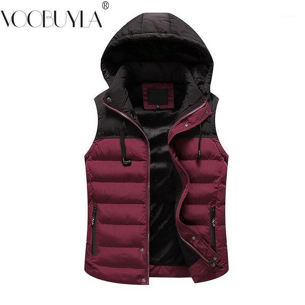 men's vests voobuyla waistcoats men 2021 winter sleeveless jacket and coats male warm down cotton vest hoodies parkas colete masculino, Black;white
men's vests voobuyla waistcoats men 2021 winter sleeveless jacket and coats male warm down cotton vest hoodies parkas colete masculino, Black;white