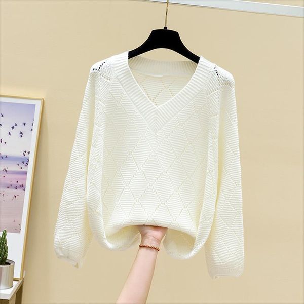 spring v neck hollowed womens sweater out t shirt ins super fire foreign style loose thin base, White;black
spring v neck hollowed womens sweater out t shirt ins super fire foreign style loose thin base, White;black