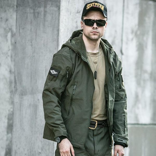men's trench coats outdoor assault windproof soft jacket wild protected ourdoor sport down, Tan;black
men's trench coats outdoor assault windproof soft jacket wild protected ourdoor sport down, Tan;black