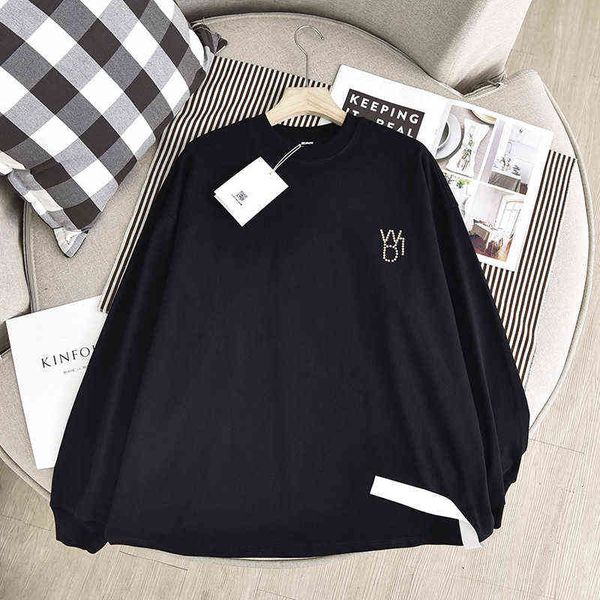 we11done three-dimensional pearl diamond spring and autumn loose men's women's weldone sweater, Black
we11done three-dimensional pearl diamond spring and autumn loose men's women's weldone sweater, Black