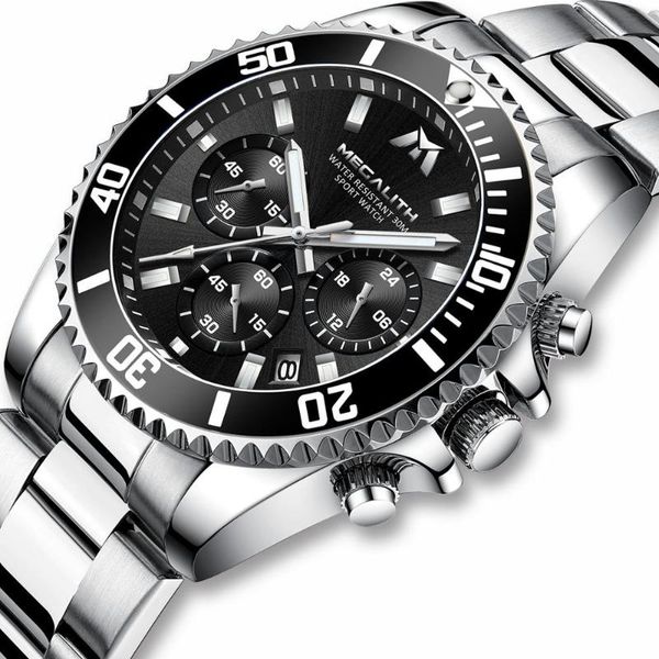 wristwatches wholesale pricemegalith stainless steel band quartz watch man fashion waterproof date display chronograph business for men, Slivery;brown
wristwatches wholesale pricemegalith stainless steel band quartz watch man fashion waterproof date display chronograph business for men, Slivery;brown