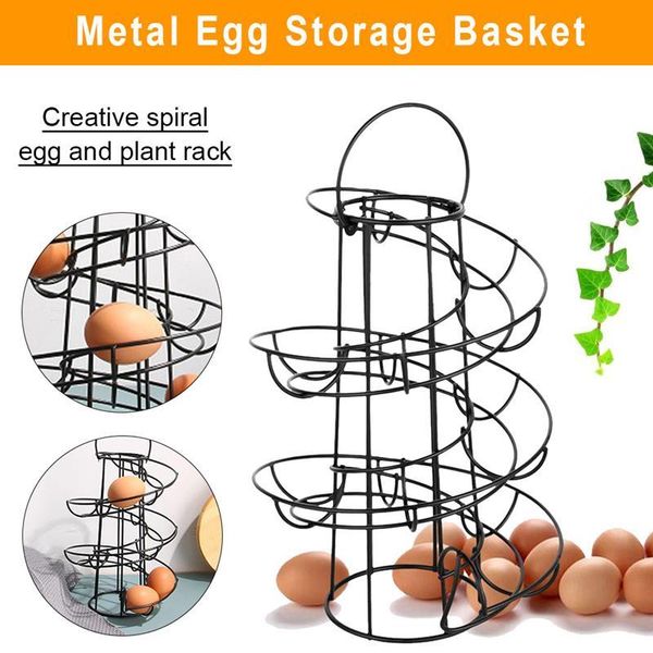 hooks & rails spiral design metal egg basket storage holder/storer stand display rack case holder box container for kitchen
hooks & rails spiral design metal egg basket storage holder/storer stand display rack case holder box container for kitchen