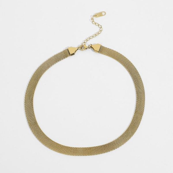 pendant necklaces 14k gold plating 316l stainless steel thick watch belt necklace for women trendy punk style choker jewelry accessories, Silver
pendant necklaces 14k gold plating 316l stainless steel thick watch belt necklace for women trendy punk style choker jewelry accessories, Silver