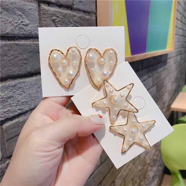 stud 2021 korea style silver needle pentagram imitation pearl earrings for women girl fashion jewelry accessories, Golden;silver
stud 2021 korea style silver needle pentagram imitation pearl earrings for women girl fashion jewelry accessories, Golden;silver