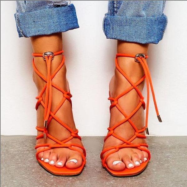 fashion high heels sandals for women ankle strap front rear thin summer party cross-tied lace-up shoes, Black
fashion high heels sandals for women ankle strap front rear thin summer party cross-tied lace-up shoes, Black