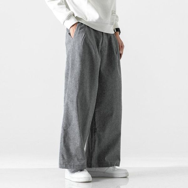men's pants wied leg trousers streetwear 2021 man jogging vintage oversized cotton linen sweatpants male high quality, Black
men's pants wied leg trousers streetwear 2021 man jogging vintage oversized cotton linen sweatpants male high quality, Black