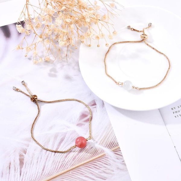 charm bracelets female gift trendy strawberry crystal bracelet japan and south korea fashion simple exquisite opal adjustable jewelry, Golden;silver
charm bracelets female gift trendy strawberry crystal bracelet japan and south korea fashion simple exquisite opal adjustable jewelry, Golden;silver