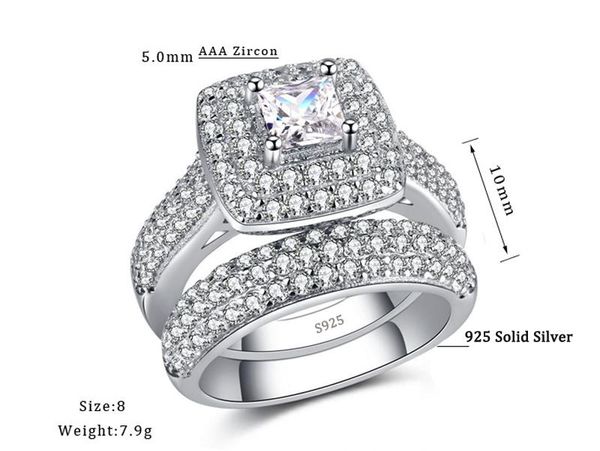 luxury female square cubic zircon crystal rings wedding ring set band for bridal girls women ladys love couple pair jewel cluster, Golden;silver
luxury female square cubic zircon crystal rings wedding ring set band for bridal girls women ladys love couple pair jewel cluster, Golden;silver