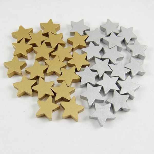 gold/silver 50pcs wooden star spacer beading beads for baby bracelet necklace diy crafts wood beads set
gold/silver 50pcs wooden star spacer beading beads for baby bracelet necklace diy crafts wood beads set