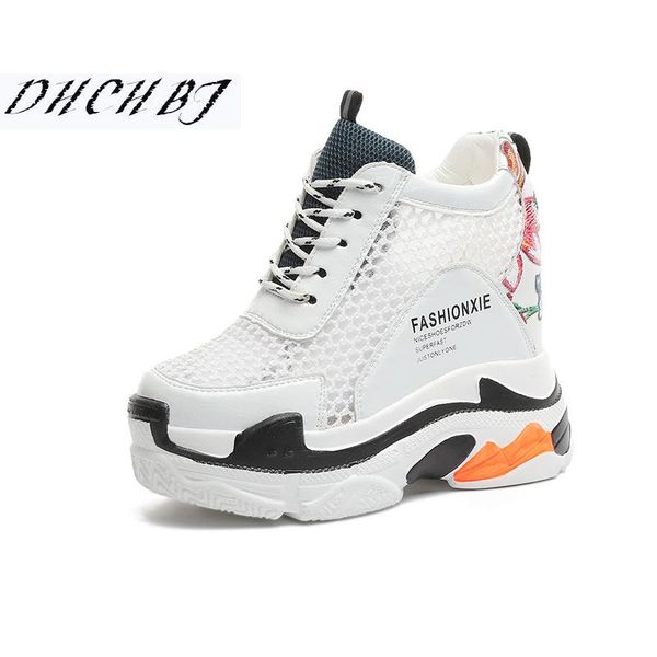 fashion platform hidden increasing 12 cm women sneakers summer breathable air mesh wedge heels casual walking shoes dress, Black
fashion platform hidden increasing 12 cm women sneakers summer breathable air mesh wedge heels casual walking shoes dress, Black