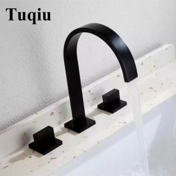 bathroom sink faucets basin chrome/gold/black deck mounted square brass 3 hole double handle and cold water tap kmgy
bathroom sink faucets basin chrome/gold/black deck mounted square brass 3 hole double handle and cold water tap kmgy