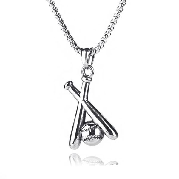 pendant necklaces personality creative retro fashion double baseball bat trend party necklace jewelry, Silver
pendant necklaces personality creative retro fashion double baseball bat trend party necklace jewelry, Silver
