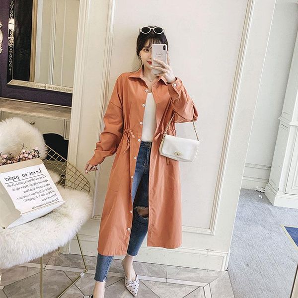 women's trench coats women casual long trend coat vintage office single breasted jacket elastic waist loose elegant outerwear fashion w, Tan;black
women's trench coats women casual long trend coat vintage office single breasted jacket elastic waist loose elegant outerwear fashion w, Tan;black