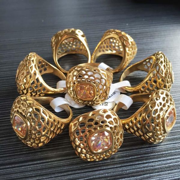 hollow snake jewelry gold color stainless steel ring women us size 6#, 8#,9# with cz cluster rings, Golden;silver
hollow snake jewelry gold color stainless steel ring women us size 6#, 8#,9# with cz cluster rings, Golden;silver