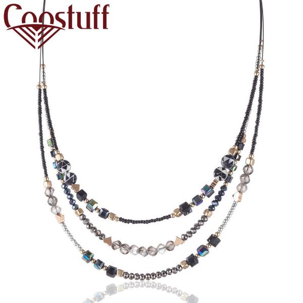 initial necklace handmade beautiful crystal beads layered pendants fashion jewelry gifts for women neck chokers long rope chain, Golden;silver
initial necklace handmade beautiful crystal beads layered pendants fashion jewelry gifts for women neck chokers long rope chain, Golden;silver