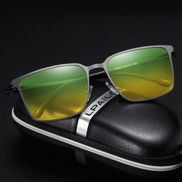 The Four Seasons Day And Night Dual-purpose Polarized Sunglasses Vision Glasses Men's Trend Color Changing, White;black
The Four Seasons Day And Night Dual-purpose Polarized Sunglasses Vision Glasses Men's Trend Color Changing, White;black