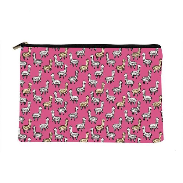 cosmetic bags & cases women rose red llama printed make up bag fashion cosmetics organizer for travel colorful storage lady
cosmetic bags & cases women rose red llama printed make up bag fashion cosmetics organizer for travel colorful storage lady