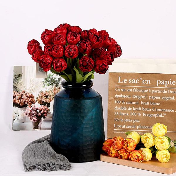 decorative flowers & wreaths 6pcs artificial tulip red rose bouquet real touch simulation for home wedding party decoration pography props
decorative flowers & wreaths 6pcs artificial tulip red rose bouquet real touch simulation for home wedding party decoration pography props