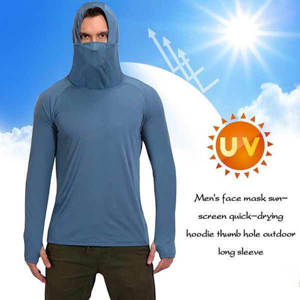 men's t-shirts 2021quick-drying tshirt style face mask sunscreen shirt hoodie thumb hole outdoor long-sleeved fishing clothes, White;black
men's t-shirts 2021quick-drying tshirt style face mask sunscreen shirt hoodie thumb hole outdoor long-sleeved fishing clothes, White;black
